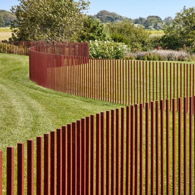 Weathering steel fence1 Weathering steel fence1